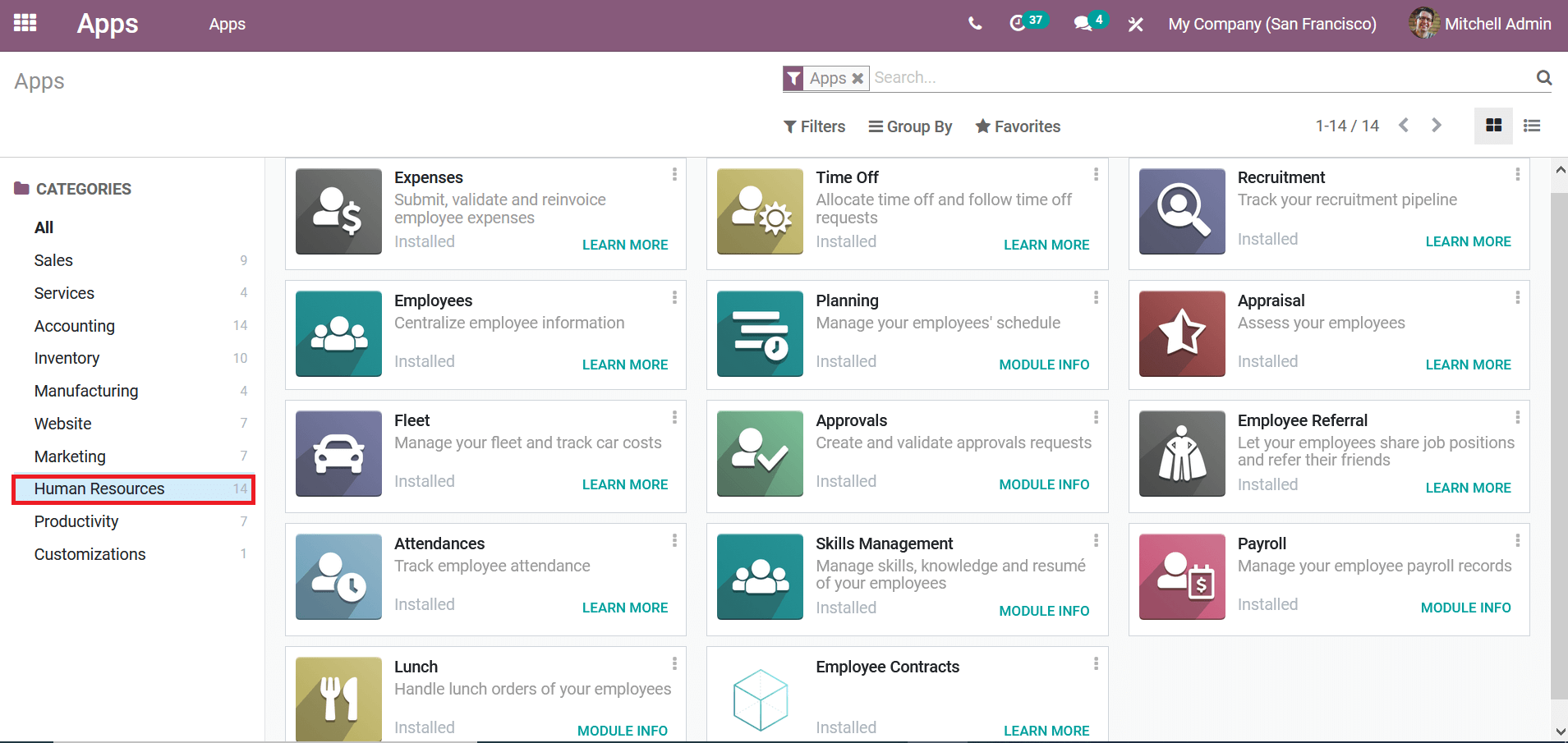 Odoo vs Wix