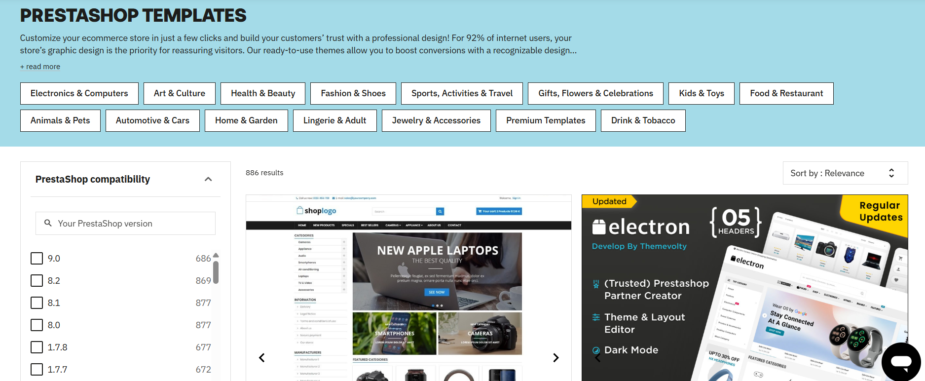 PrestaShop vs Wix