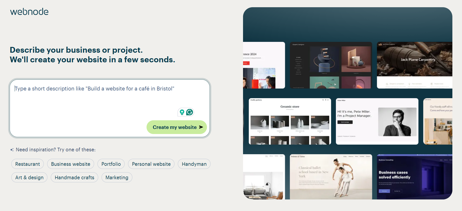 Webnode vs Wix
