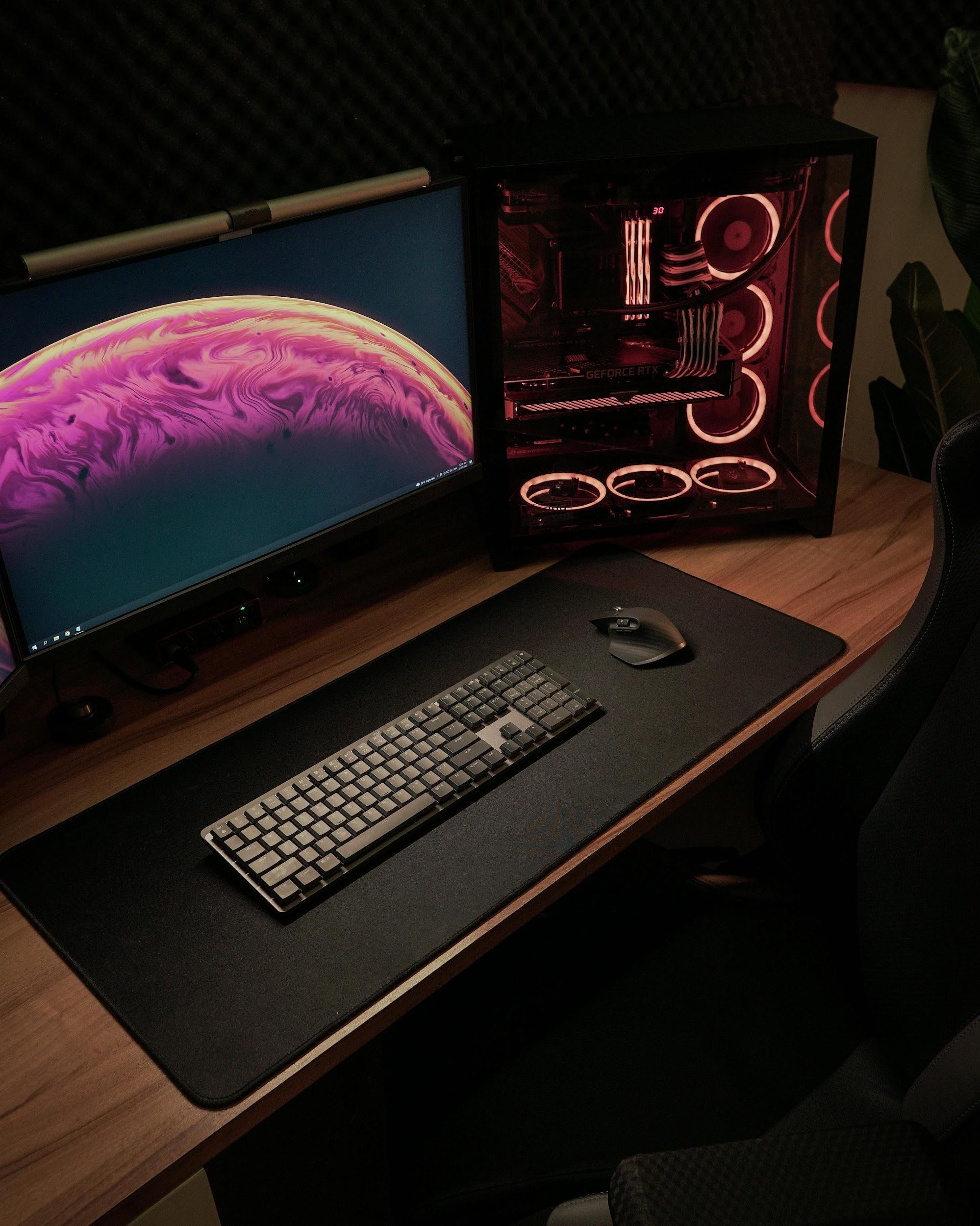 Illustration of home workplace