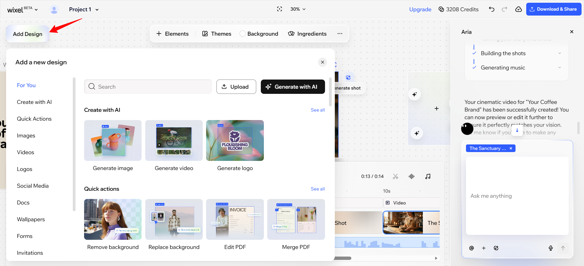 screenshot of the 'Add website' button