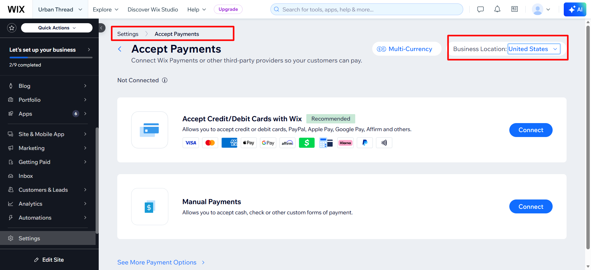 Wix Payments review