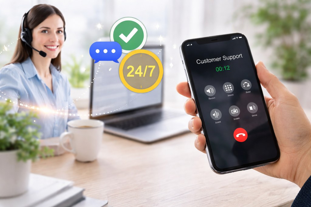 24-7 customer support in action