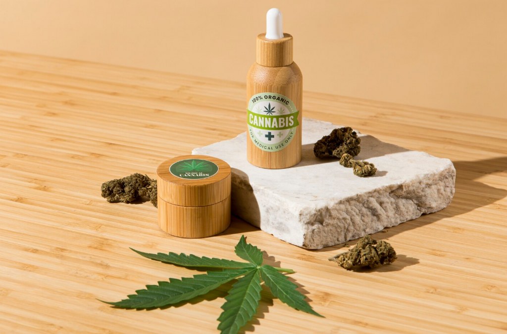 A Cannabis package.