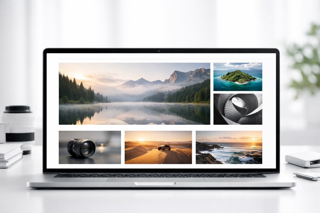 A photography website template.