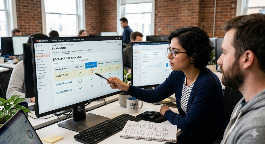 A team is performing a Backlink Gap Analysis.