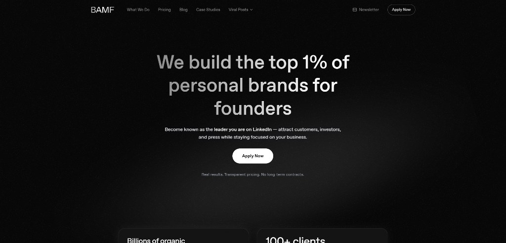BAMF Media's website_2
