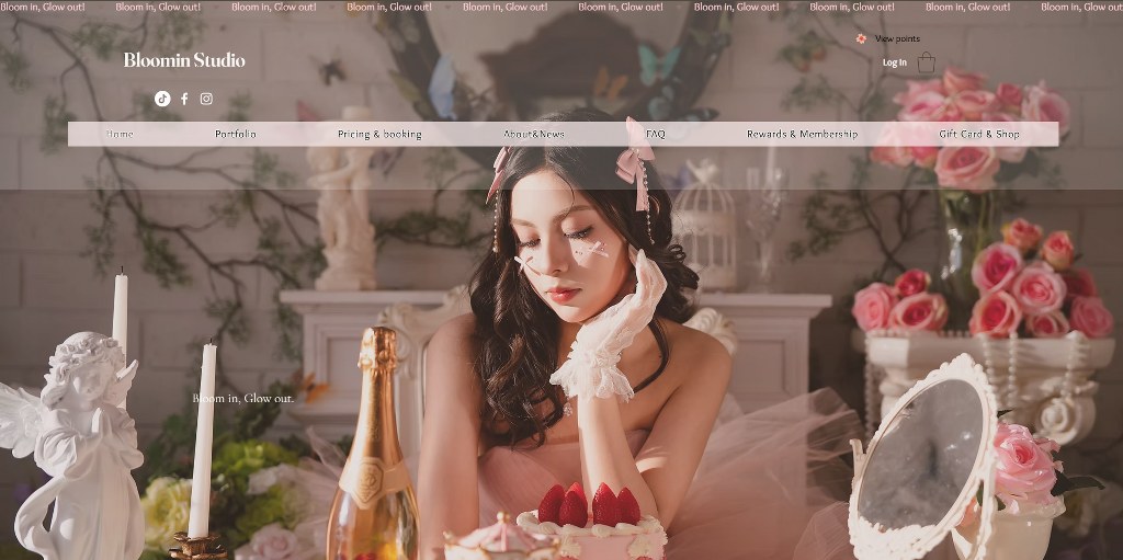 Bloomin Studio's website.