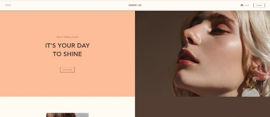 Bridal Beauty Salon template.