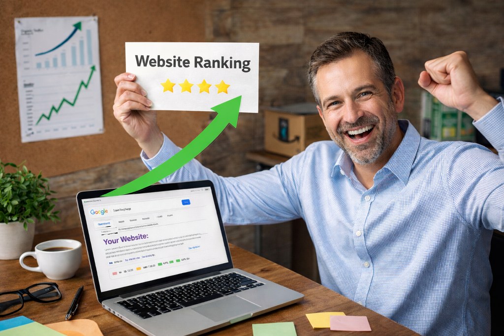 Celebrating website success with pride.