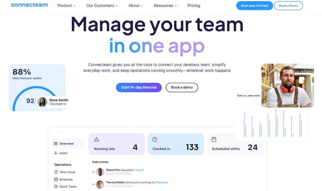 Connecteam website.
