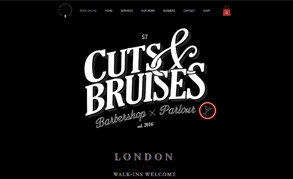 Cuts and Bruises website.