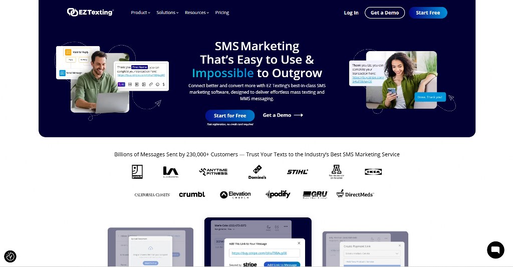 EZ Texting website_2
