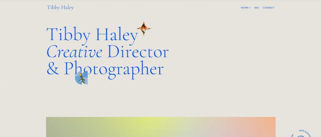 Edgy Creative Director template.