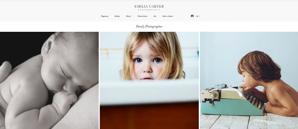 Family Photographer template.
