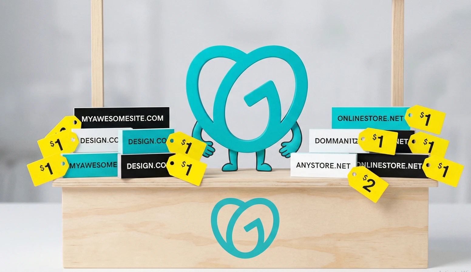 GoDaddy Domain Pricing banner