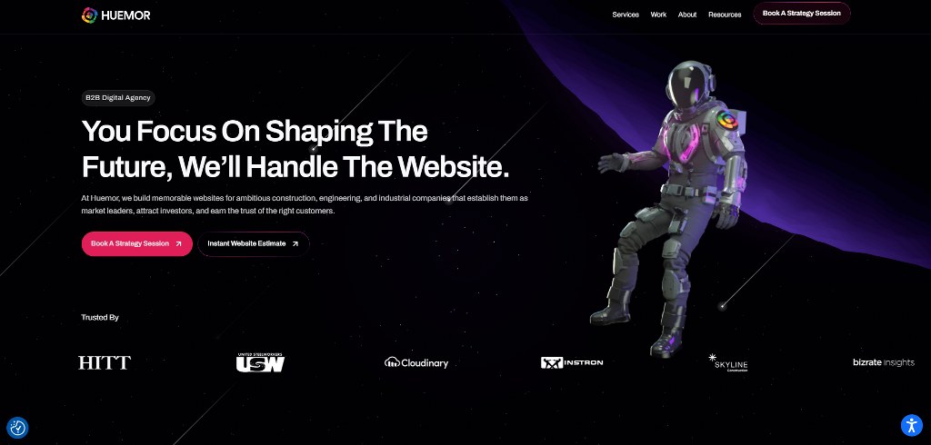 Huemor's website_2