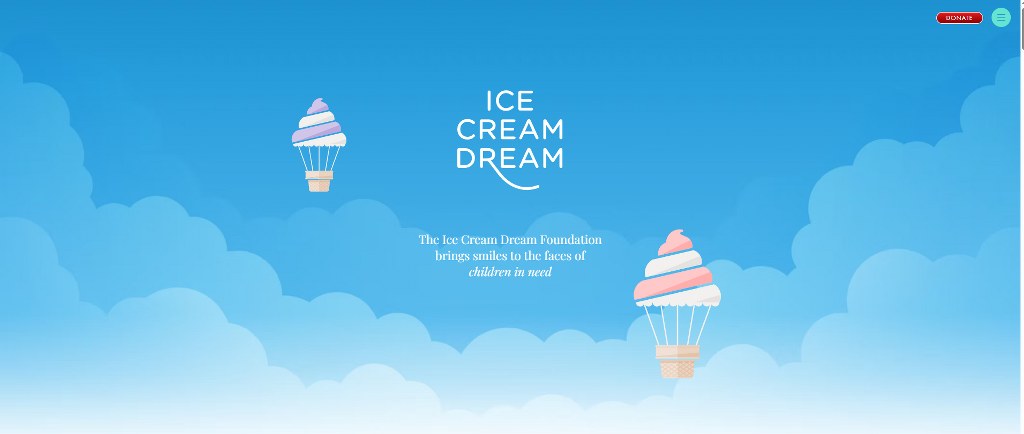 Ice Cream Dream's website.