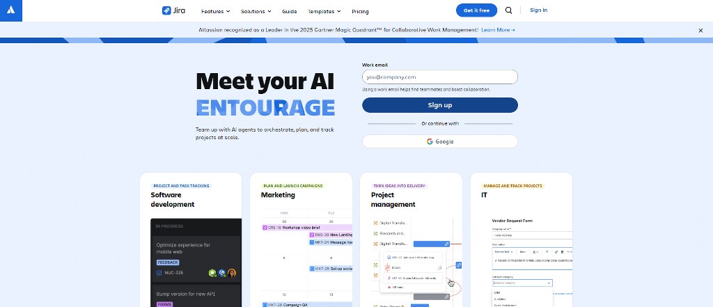 Jira's website.