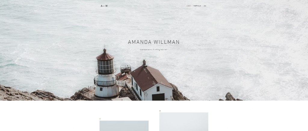 Landscape Photographer's website.