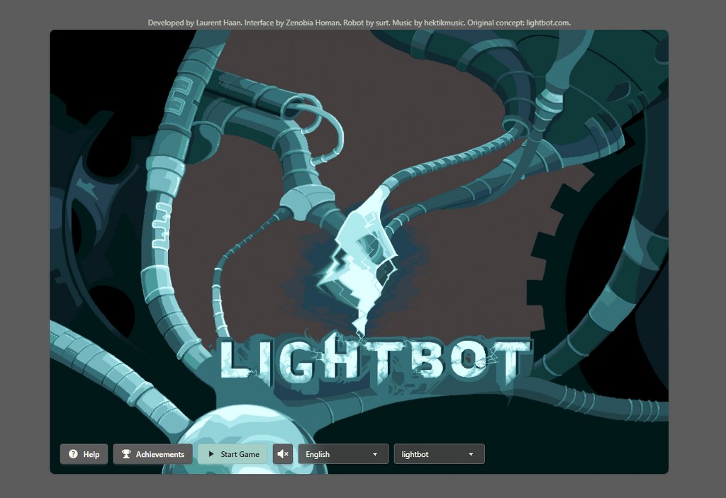 Lightbot's website homepage.