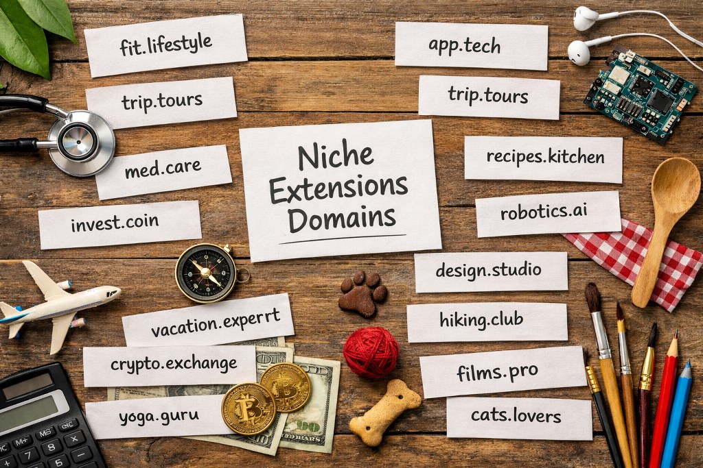 Lista de extensões de nicho.