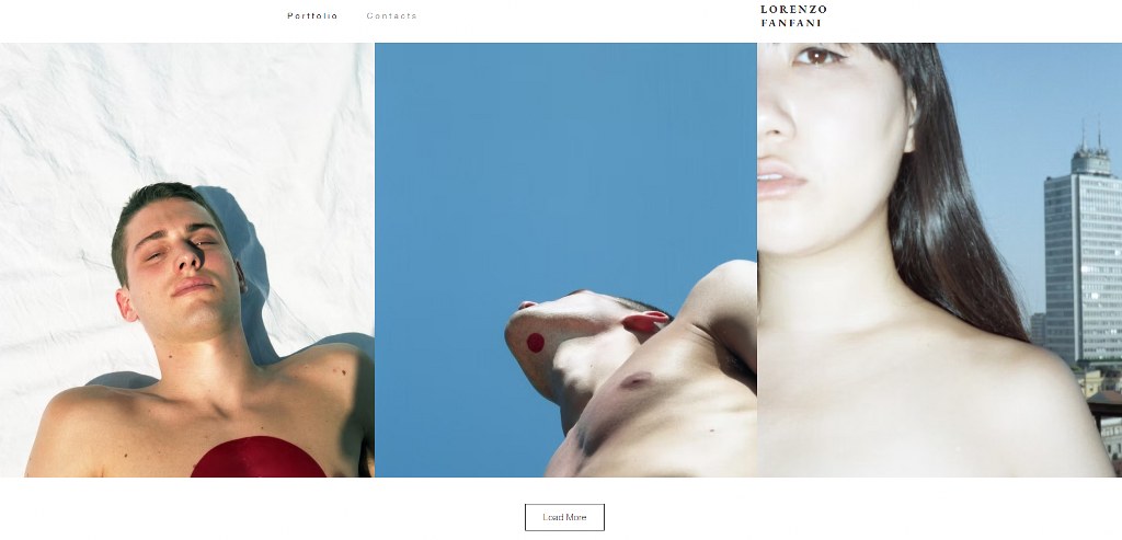 Lorenzo Fanfani website homepage.