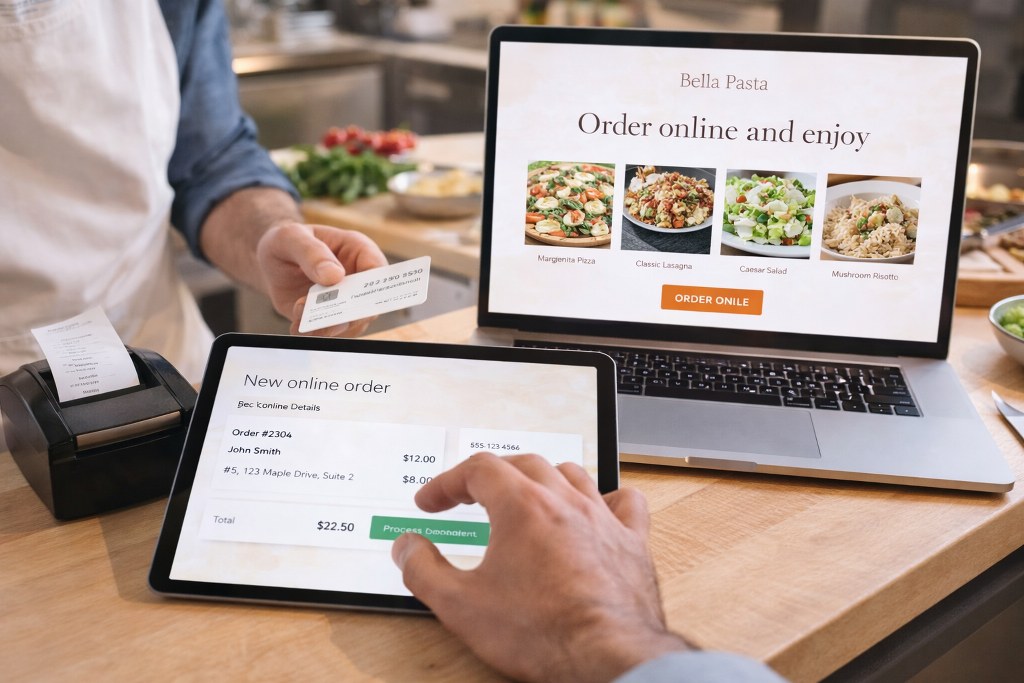 Managing orders in a digital kitchen.