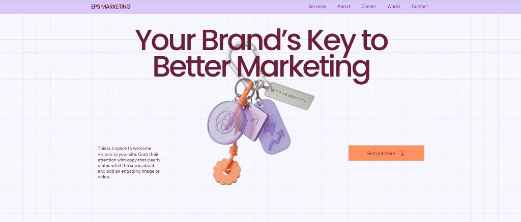 Marketing Agency (Uplifting) Website Template.