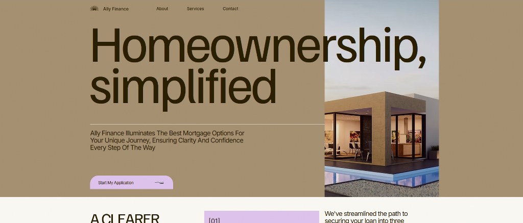 Mortgage Broker (Clean) Website Template.