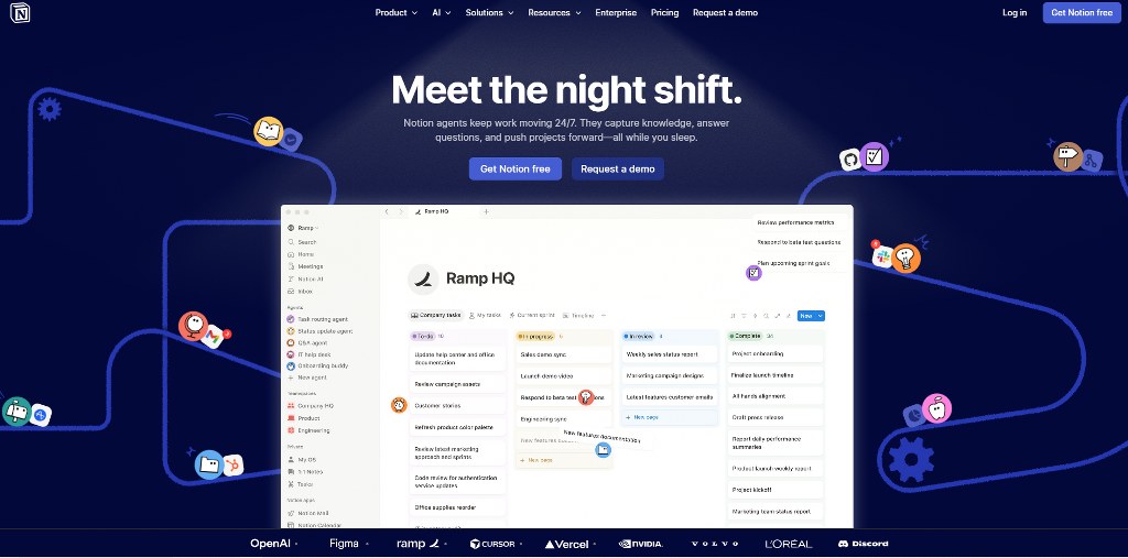 Notion AIs website_2