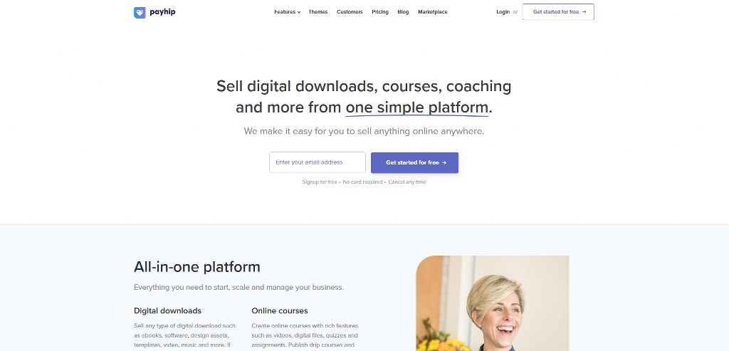 Payhip's website_2