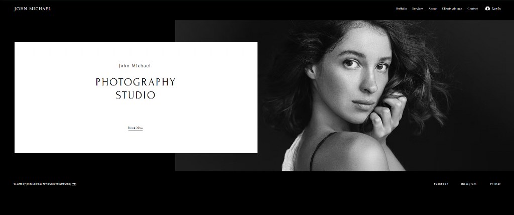 Photography Studio template.