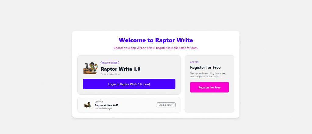 Raptor Write's website.