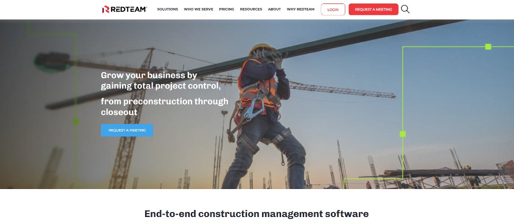 RedTeam Flex website.