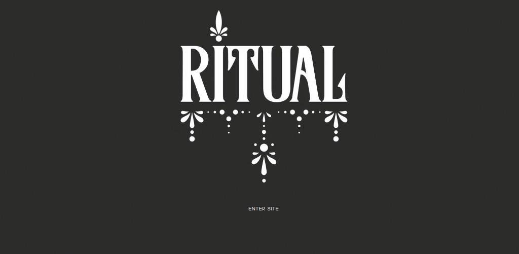 Ritual homepage.