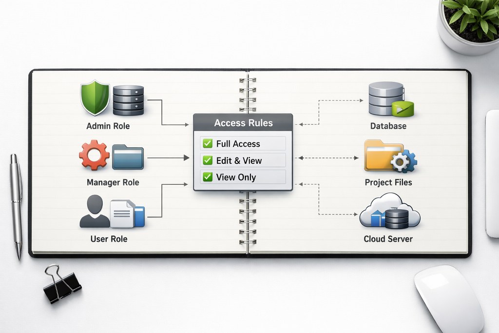 Role-based access control ensures secure, structured permission management across all resources.