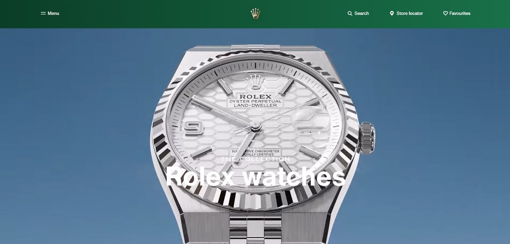 Rolex's website_2