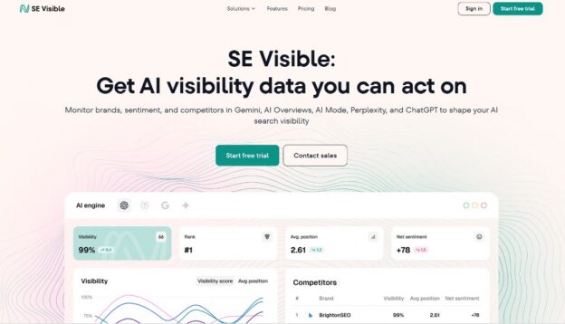 13 Best AI Search Visibility Tools for 2026 (Compared)