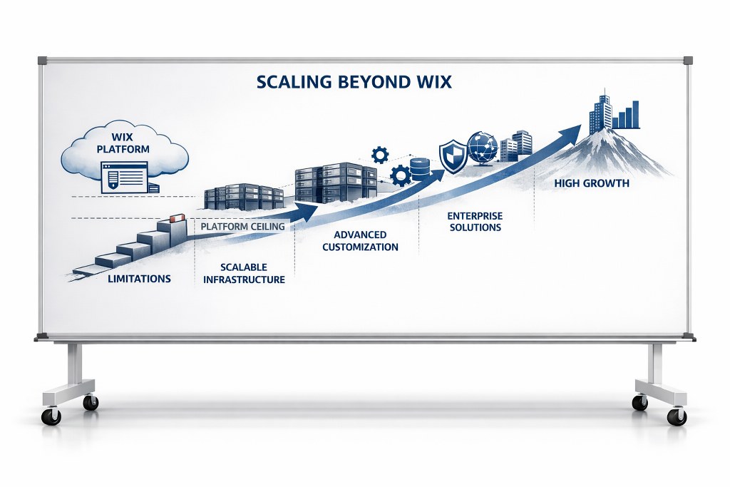 Scaling Beyond Wix visualization.