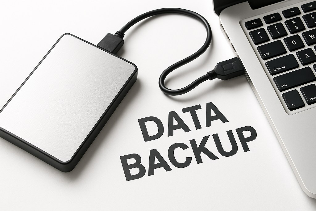Simple data backup on external media.