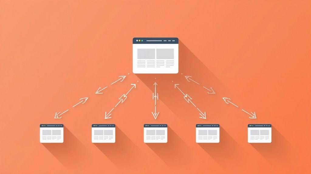 Simple illustration of backlinks.