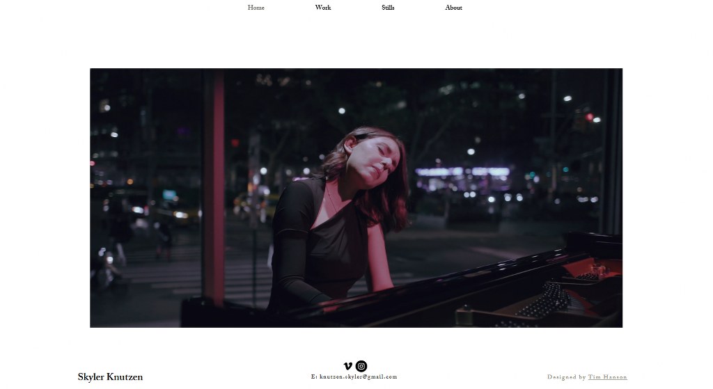 Skyler Knutzen website.