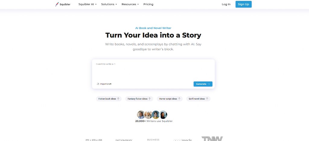 Squibler's website.