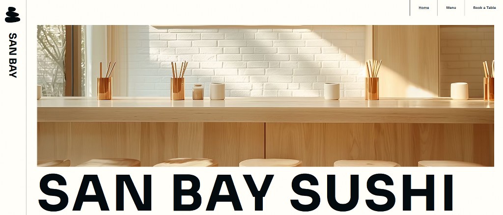 Sushi Restaurant (Wix Studio).