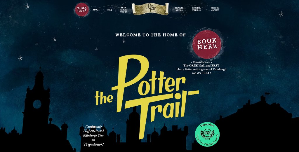 The Potter Trail's website.
