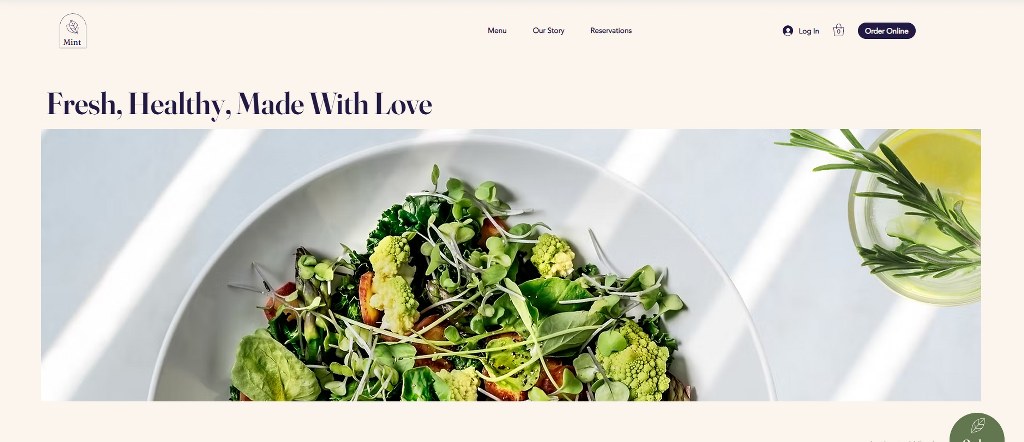 Vegetarian Restaurant Mint.
