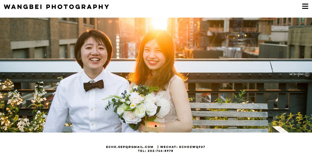 Wangbei Photography website.