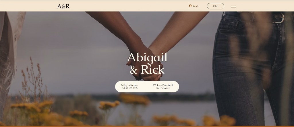 Wedding Invitation (Pastoral) template.