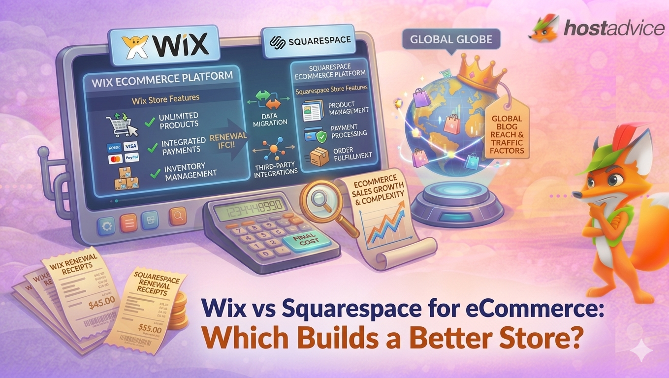  Wix vs Squarespace for Ecommerce